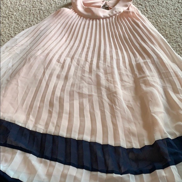 Pink and blue little girls lace dress size 10 - Picture 2 of 2